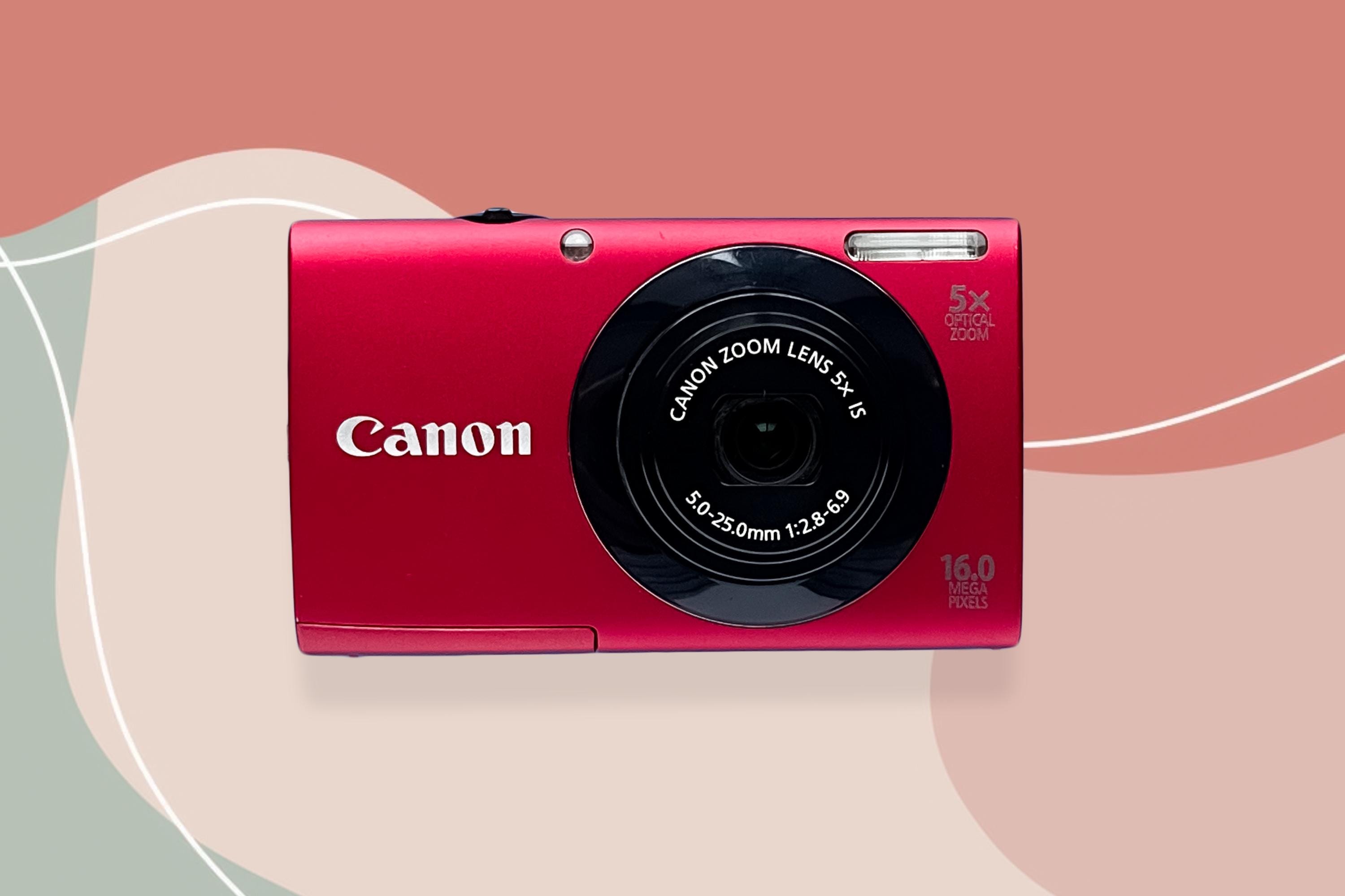 【美品】Canon PowerShot A3400 IS デジタルカメラ 赤 PowerShot A3400 IS - Canon Camera Museum