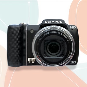 Digital Camera Olympus SZ10 Black / Vintage Digital Camera / Olympus cameras