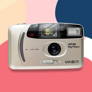 Minolta AF 50 / Vintage Minolta camera / 35 mm film point and shoot camera