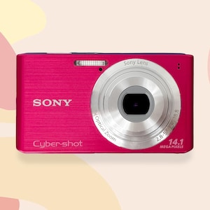 Digital Camera Sony Cyber-Shot DSC-W610 Pink / Vintage Digital Camera / Sony cameras