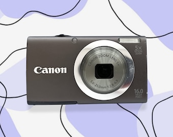 Canon Powershot A1300 16.0 MP Digital Camera - Black - Etsy