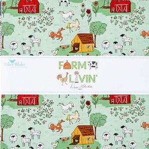 Farm Livin&#39; 10&quot; Layer Cake Collection by Diane Labombarbe
