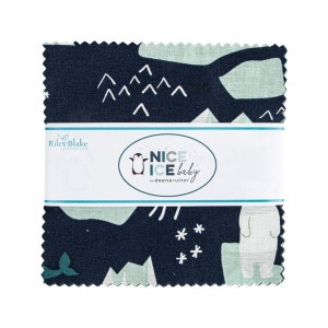 Collezione Stacker / Layer Cake di Nice Ice Baby 10" di Deena Rutter per Riley Blake Designs ~ 100% cotone