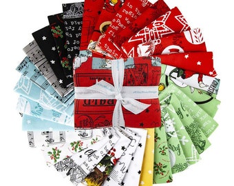 All About Christmas Fat Quarter Bundle by Riley Blake Designs - Etsy