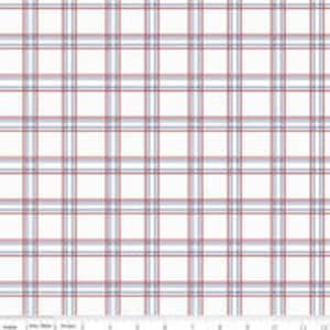 American Dream Plaid Off White di Dani Mogstad per Riley Blake Designs ~ 100% cotone