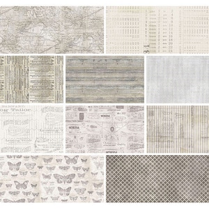Tim Holtz Monochromes 10-teiliges Fat-Quarter-Bundle
