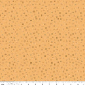 Autumn Squares Marigold Yardage ~ Lori Holt ~ 100% Cotton