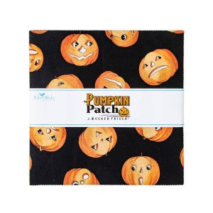 Pila di tessuto patch di zucca, J. Wecker Frisch 10" quadrati