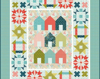 To Each Their Home Quilt Kit: Includes Pattern & Fabric (64" x 74")