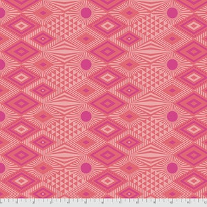 Lucy in Dragonfruit ~ Daydreamer by Tula Pink for FreeSpirit ~ 100% Cotton
