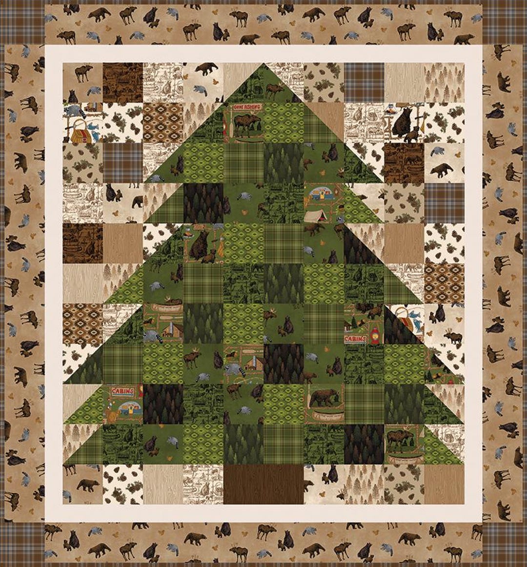 Pine Grove Quilted Blanket NCU0NT278 main image 0