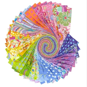 Sorbet Kaffe Fassett Collective Classics Jelly Roll - 40 Stoffstreifen