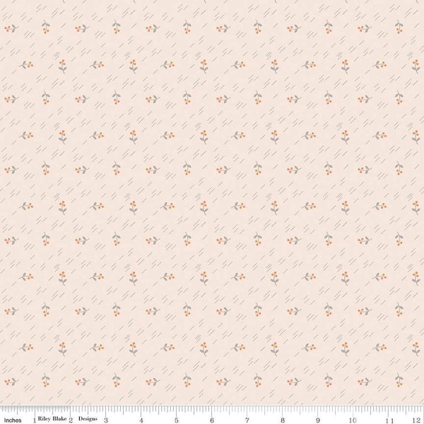 Autumn Berries Latte Yardage ~ Lori Holt ~ 100% Cotton