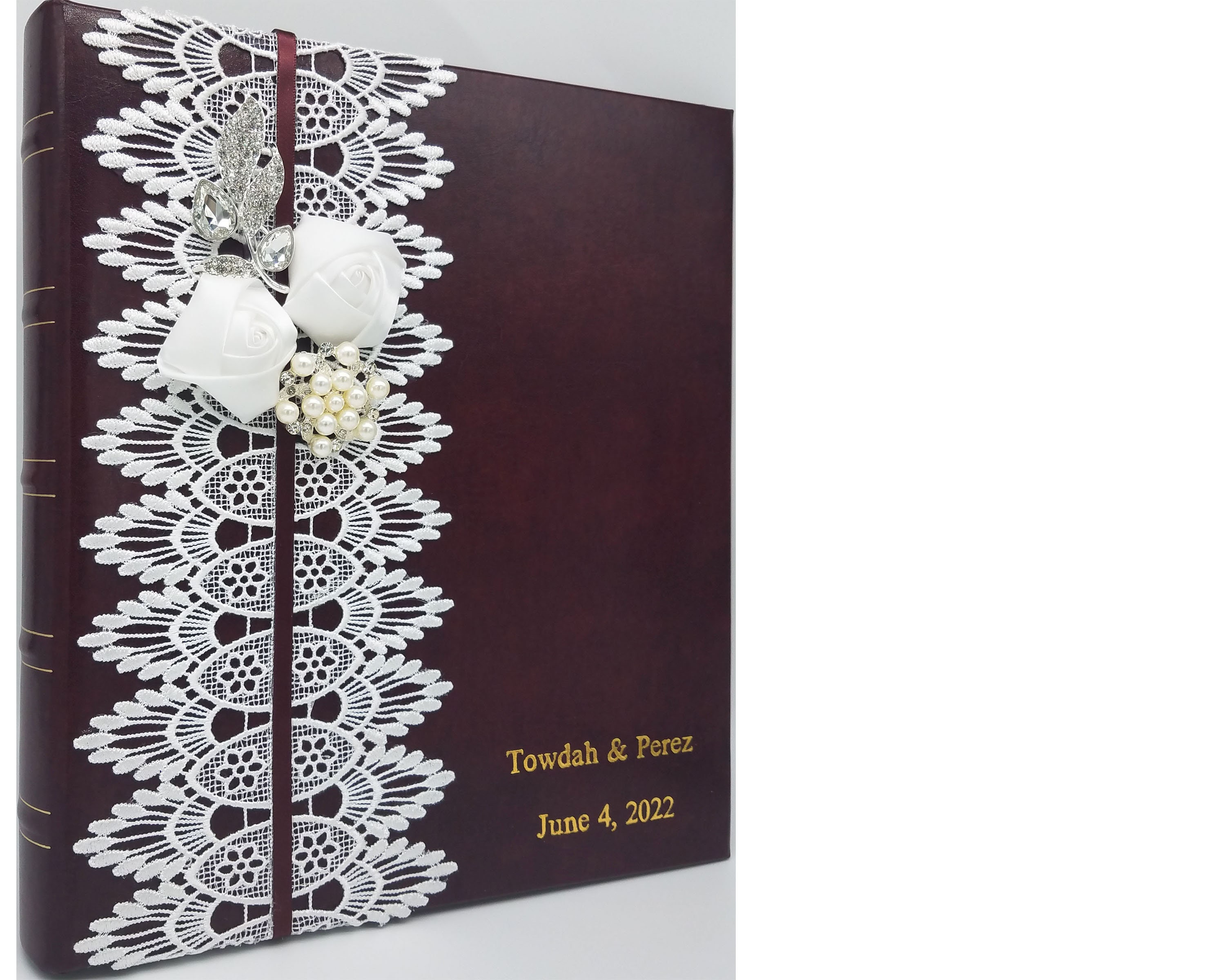 Large Capacity 8x10 Photo Albums. Classic Leather Photo Album. 3-ring  Binder Photo Album With Refill Pages Available. Weddings Family 