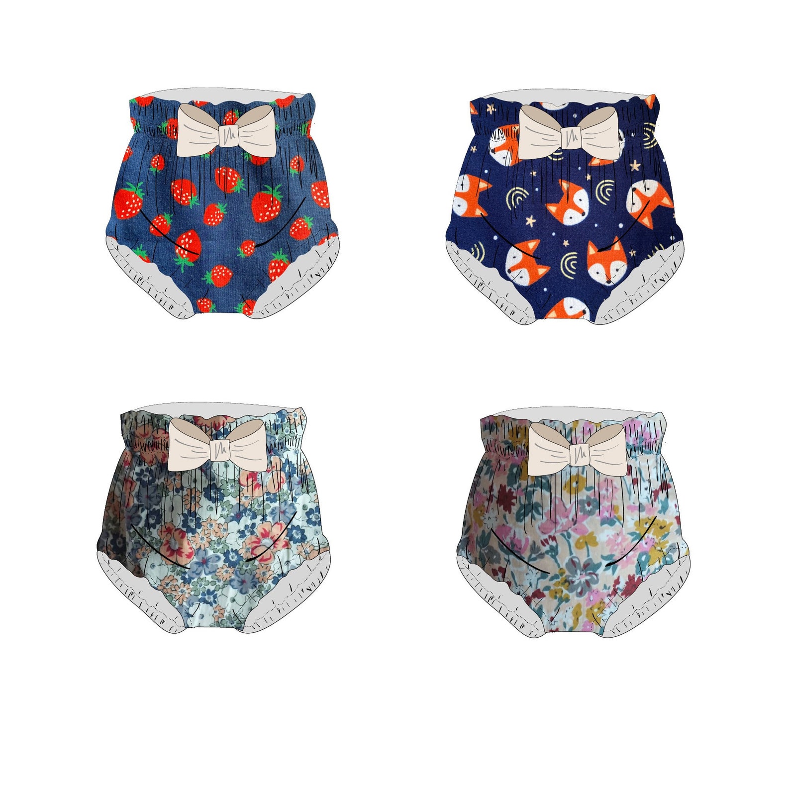 Girls bloomers toddler bloomers 0 3 years choice of Etsy