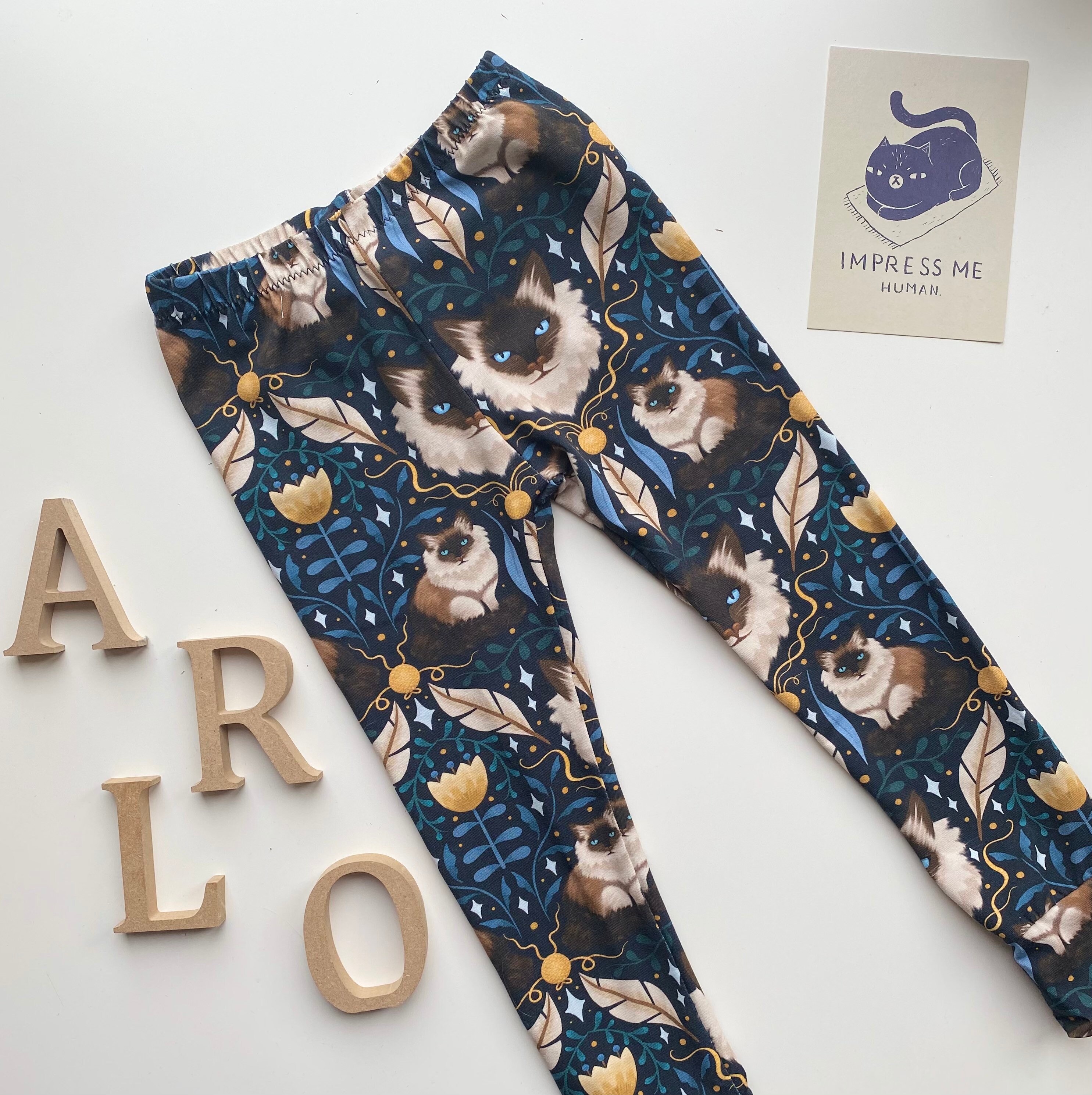 Ragdoll cat romper cat baby clothes cat print leggings. Etsy