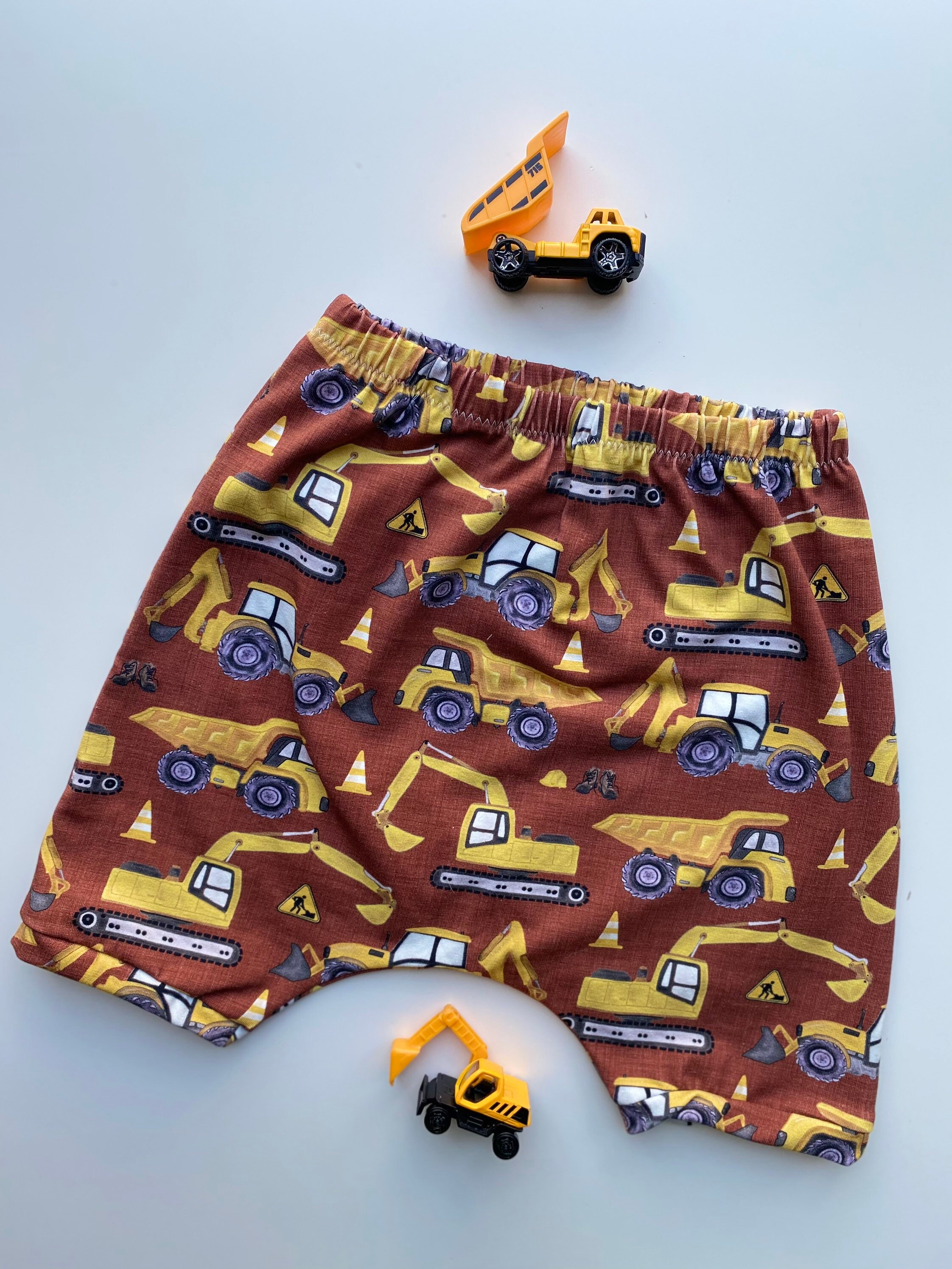 Baby Boys construction vehicle clothes handmade baby romper | Etsy