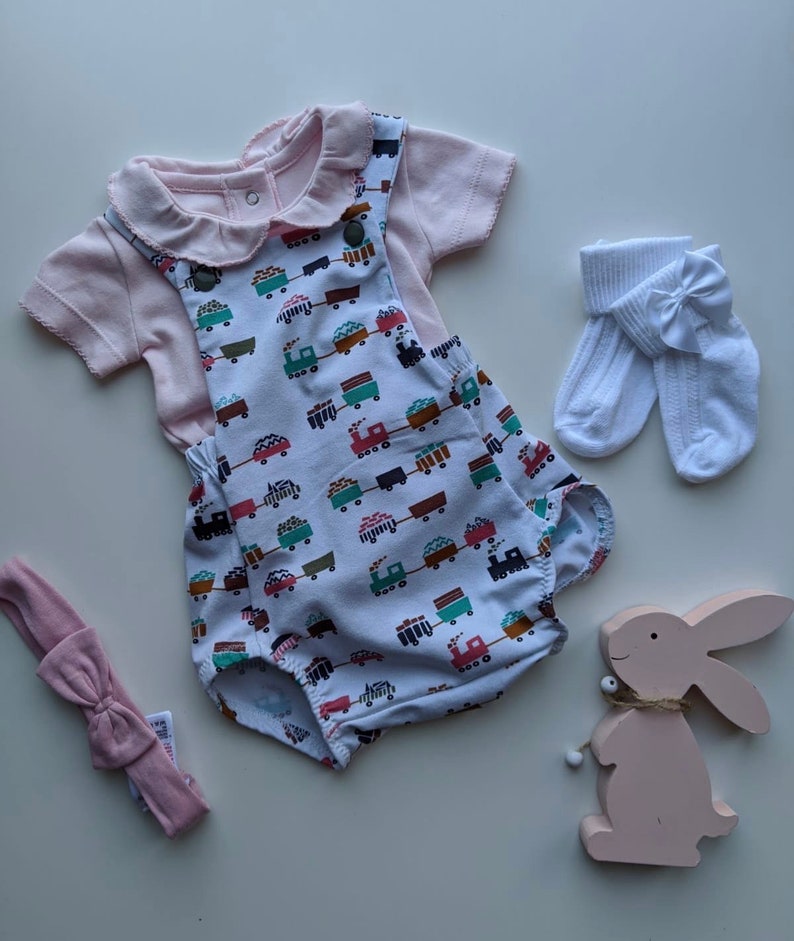 Organic Unisex baby clothes handmade baby clothes Train Etsy