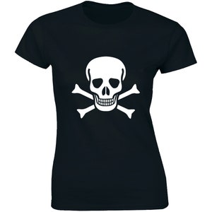 Birthday Gift Idea Post Mortem Skull Gothic Embalm Death Symbol Women&#39;s T-shirt