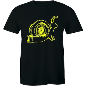 The Turbo Snail Funny Humor Racing Speed Racer Men's T-shirt JDM Ricer Rocket