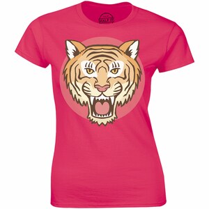 Scary Angry Wild Tiger Head Face - King Of The Jungle Women&#39;s T-shirt Gift Tee