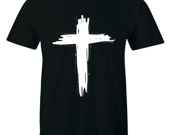 Christianity Jesus Christ Cross Saved Christian Faith Religious Slogan Men's Tee