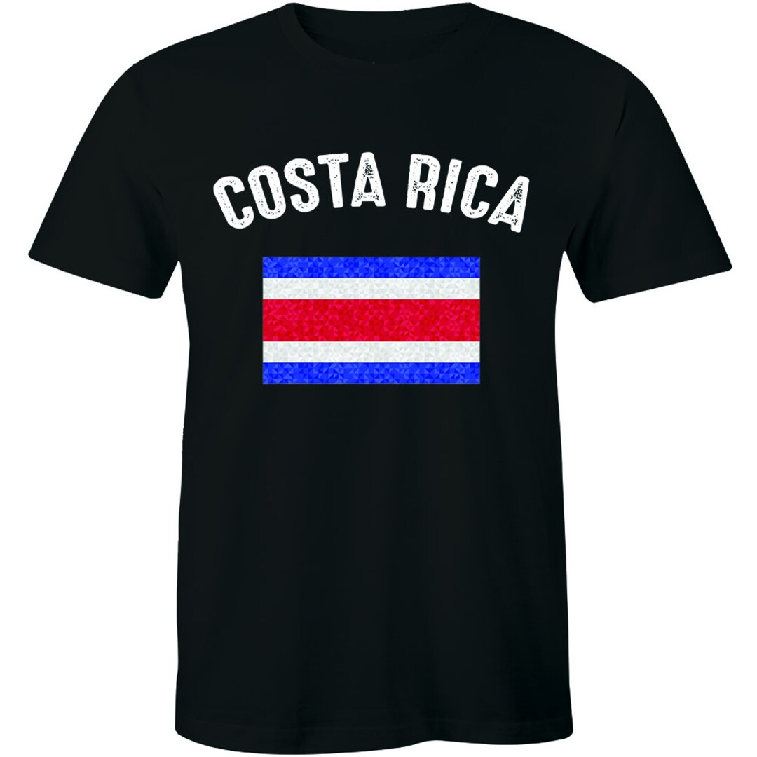 Costa Rica Costa Rican Flag Logo Nationality Ethnic Pride men's Tshirt Tee Etsy