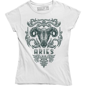 Aries Zodiac Sign Horoscope March April Birthday Gift T-Shirt Love Holiday Tee