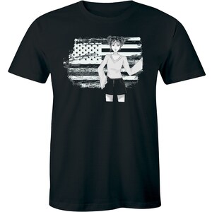 USA National Flag - Patriotic United States With Lady Men&#39;s Premium T-shirt Tee