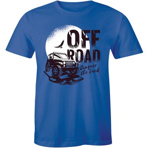 Vintage Off Road Conquer The Land With C121 Road Truck Design T-shirt