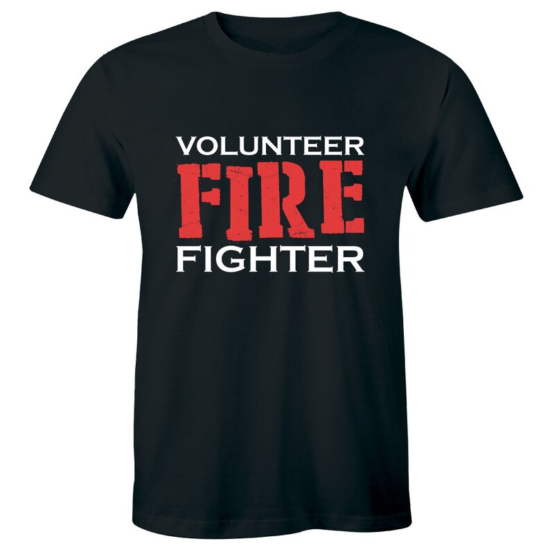 Firefighter Volunteer Fire Rescue Thin Red Line Department - Etsy