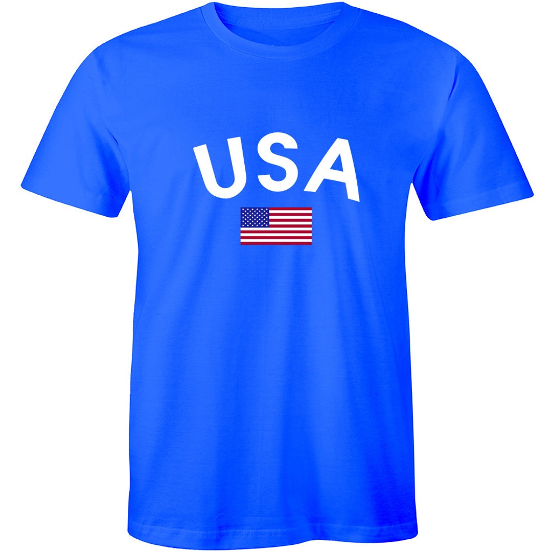 Men's Tshirt USA Flag American Pride Stars and Stripes Etsy