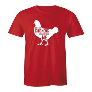 Only My Chickens Understand Me Cute Pet Animal chicken Lover Tee Men&#39;s T-shirt