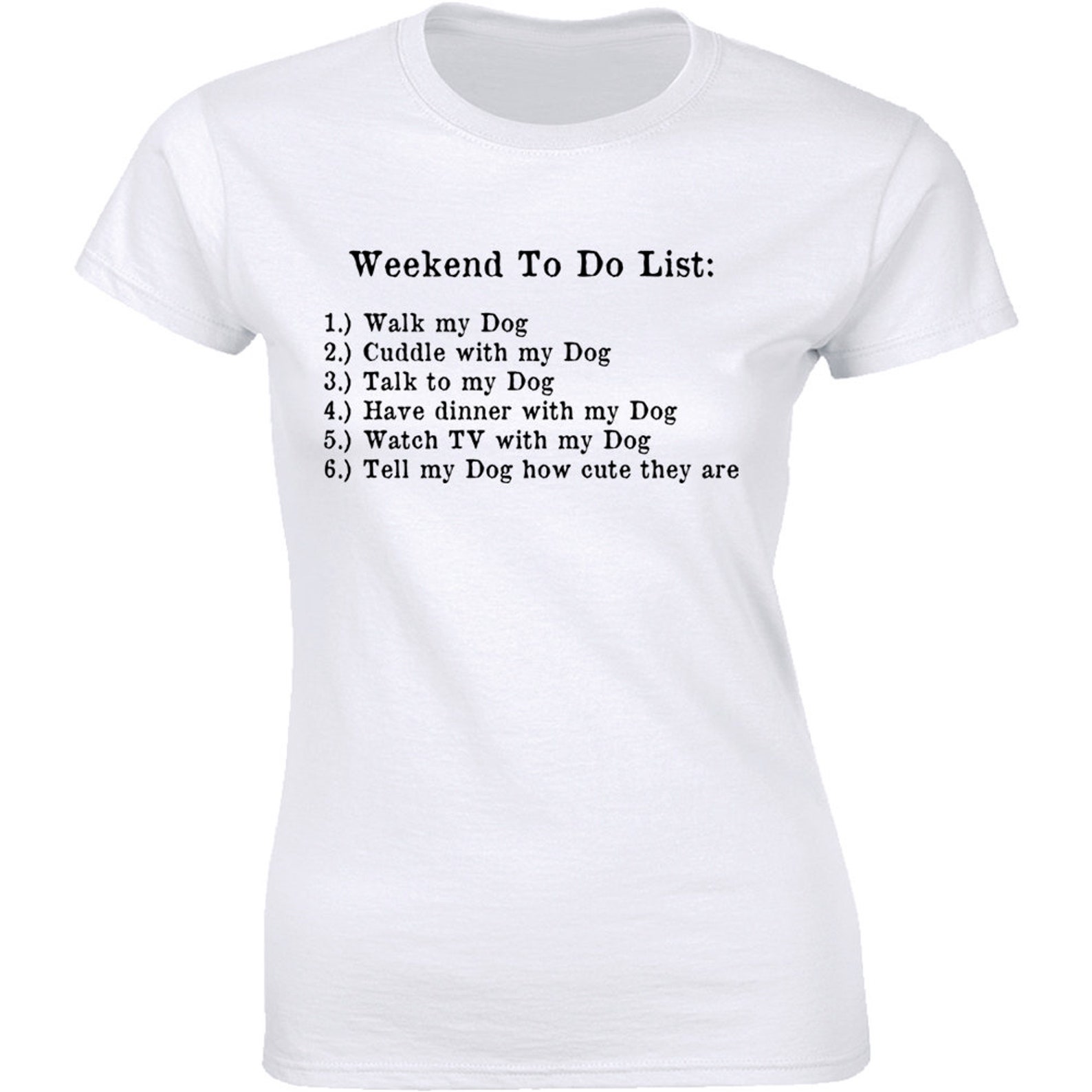 Weekend to Do List T Shirts Funny Dog List Novelty Boy Tee | Etsy