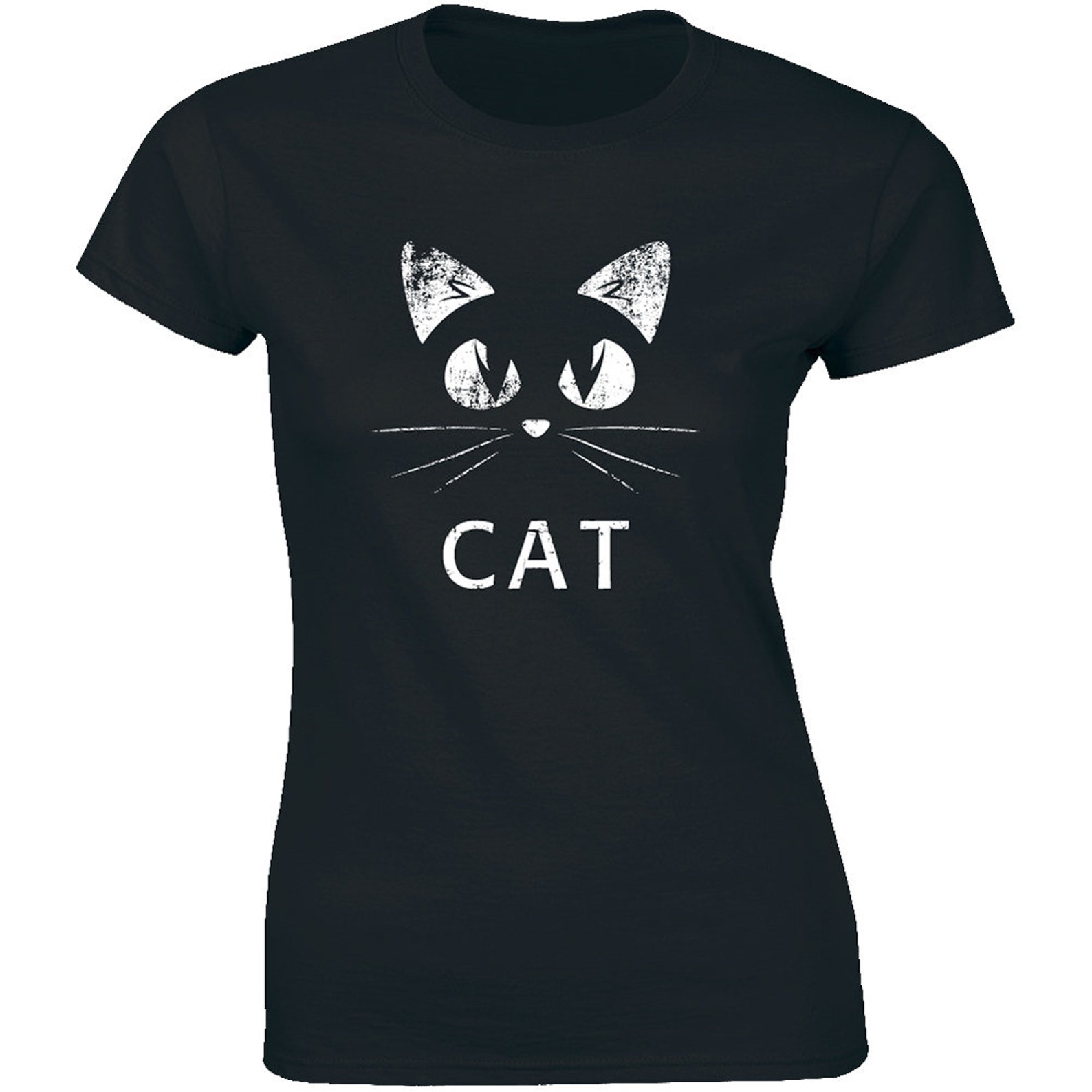 Kitty Cat Face Women's T-shirt Pet Kitten Lover Gift Meow - Etsy UK