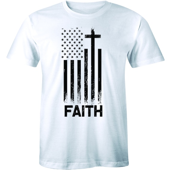 Usa Patriotic T Shirt American Flag Cross Religious Gift Tee Usa Patriotic T Shirt American Flag Cross Religious Gift Tee