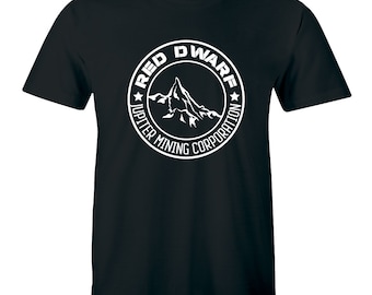 Red Dwarf Inspired Jupiter Mining T-shirt - Retro 90s British Comic Con