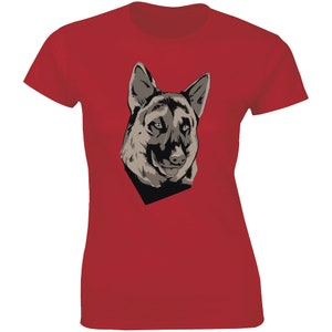 Amazing Cute German Shepherd Head - Forever Loyal Dog Women&#39;s T-shirt Gift Tee
