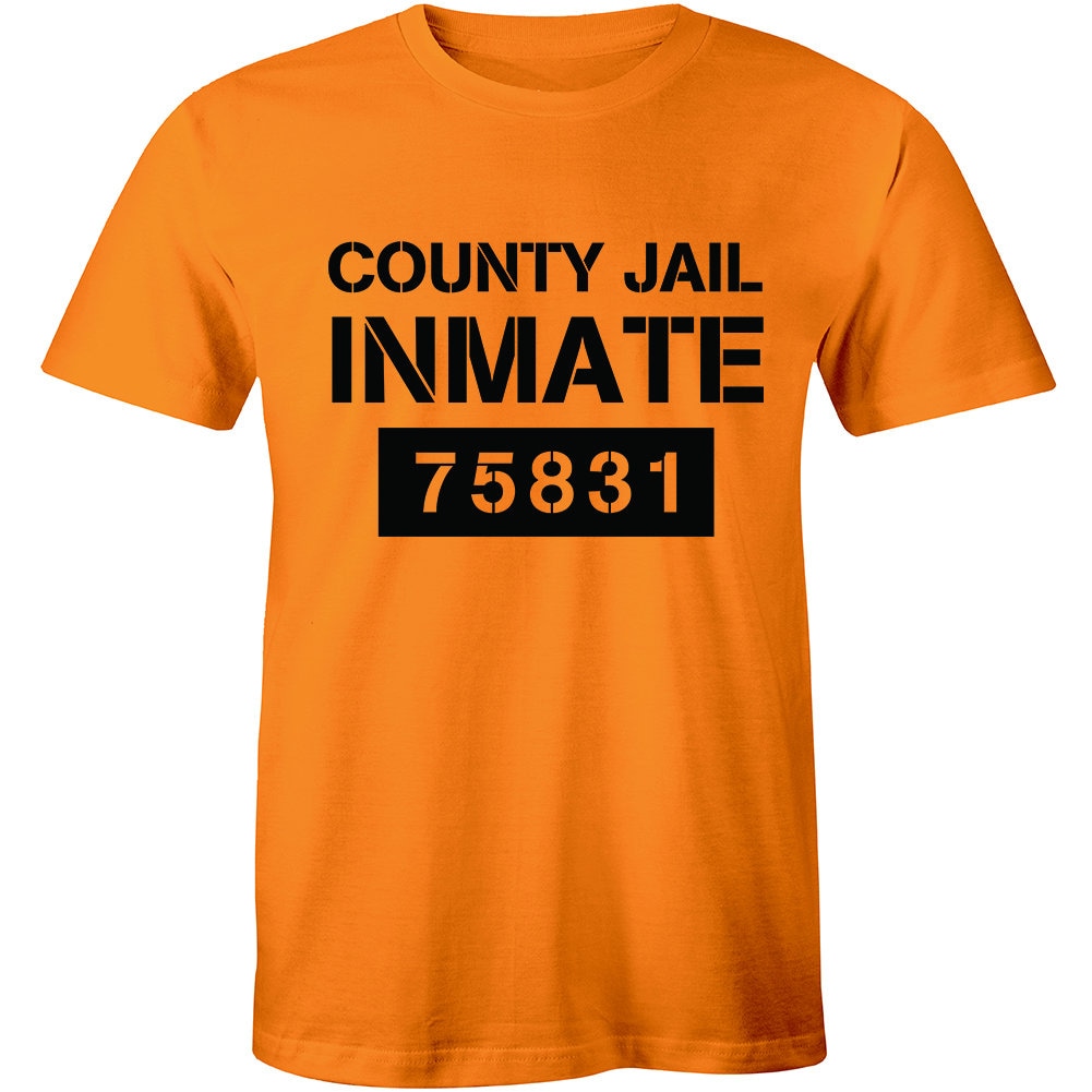 Country Jail Inmate 75831 State Prison Prisoner Halloween Costume