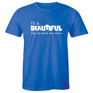 It's a Beautiful Day to Leave Me Alone Me Alone Slogan - Etsy