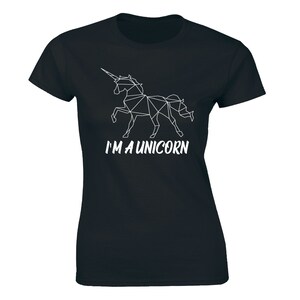 I&#39;m A Unicorn Fantasy Magical Animal Cute Pet Mythical Tee Womens T-shirt Funnny