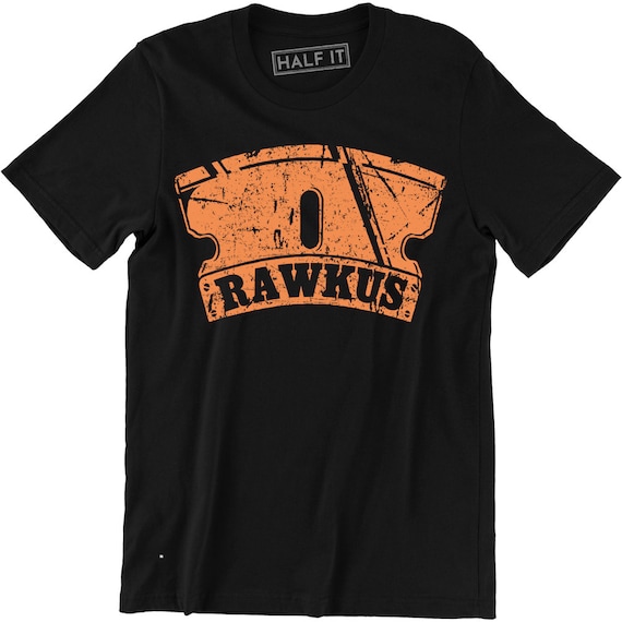 Rawkus Records White Logo T Shirt Hip Hop Vintage Rap Old School