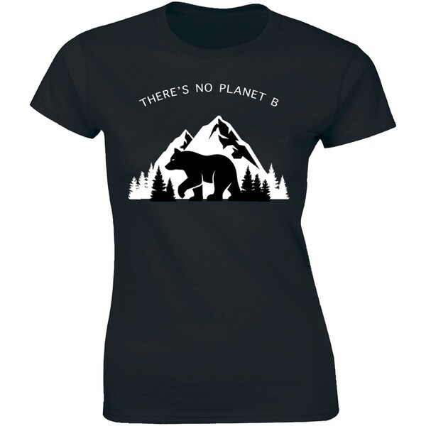 There's No Planet B Save The Planet Shirt Enviromentally Friendly Womens T-shirt