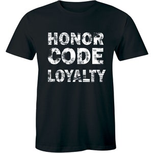 Honor Code Loyalty Military Army American Veteran Flag Loyal Men&#39;s T-shirt Tee