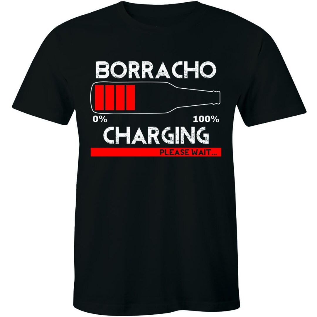 Borracho Cargando Cerveza Borracha Divertido Eslogan Regalo Latino Español  Hispano Camiseta Masculina México