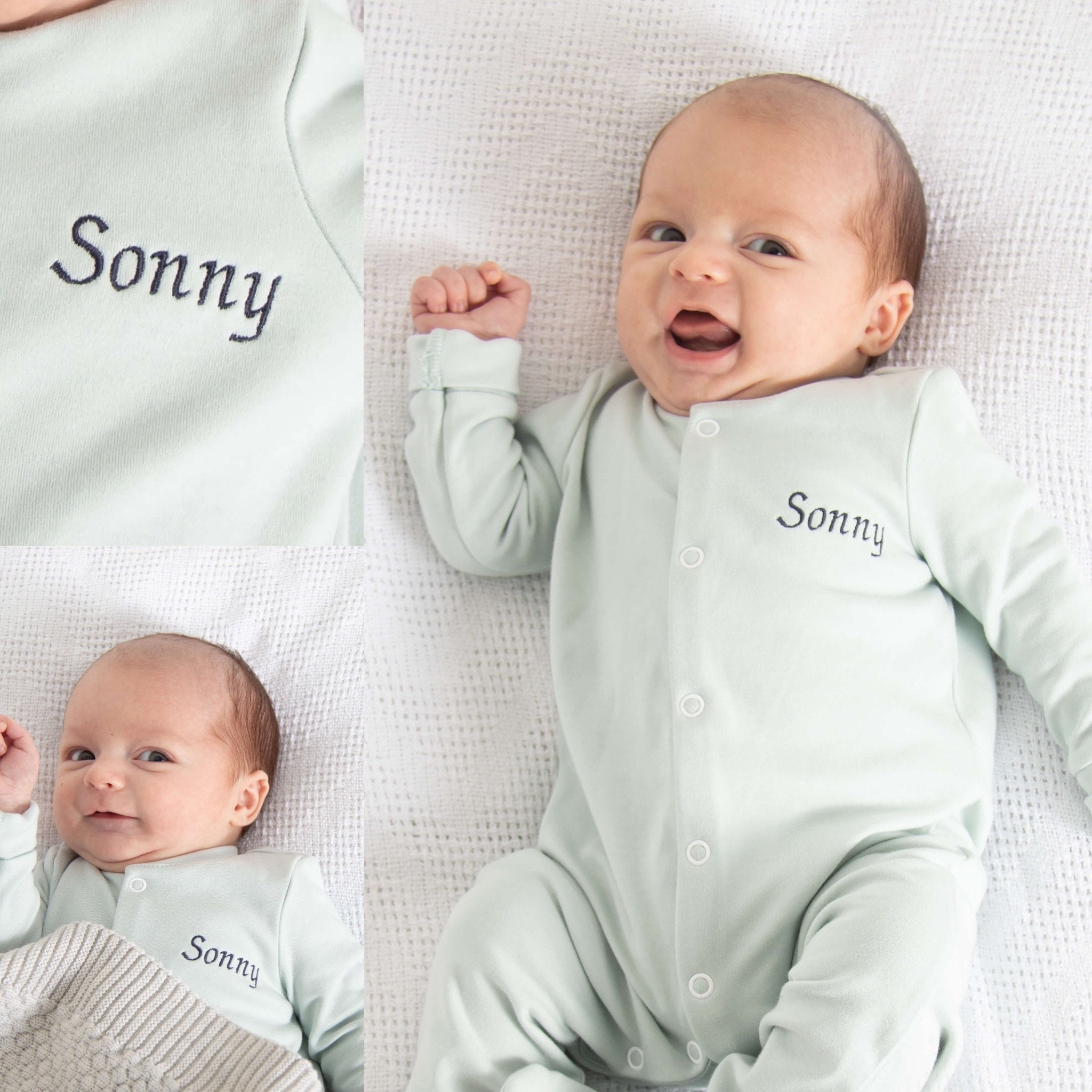 Personalised Baby Grow Gender Neutral Baby Clothes New Etsy