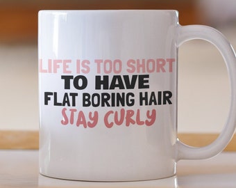 Mug For Curly Hair Curly Hair Mug Natural Hair Mug Curly Girl Etsy