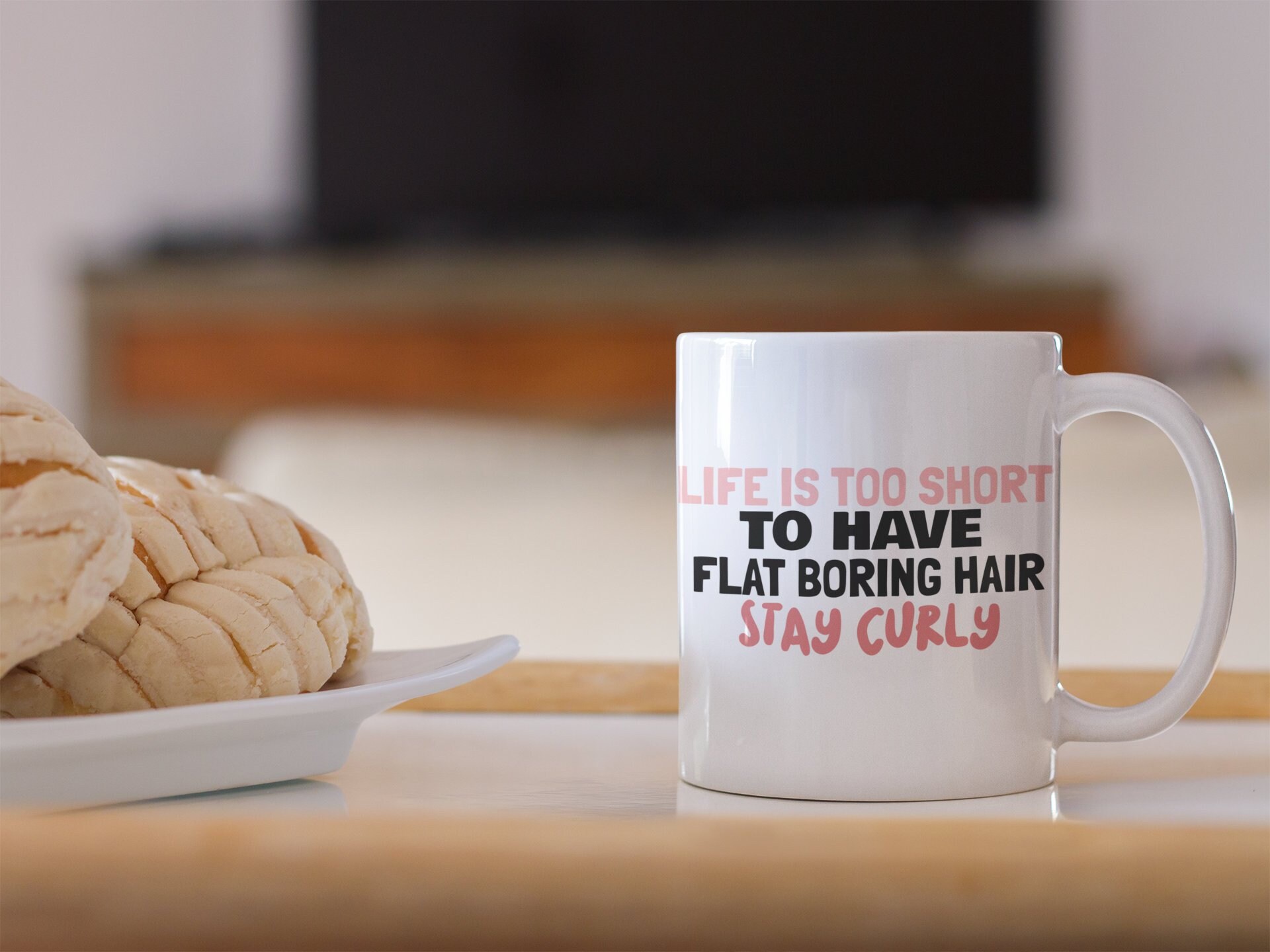 Funny Curly Hair Mug Curly Hair Mug Curly Girl Mug Mugs With Etsy