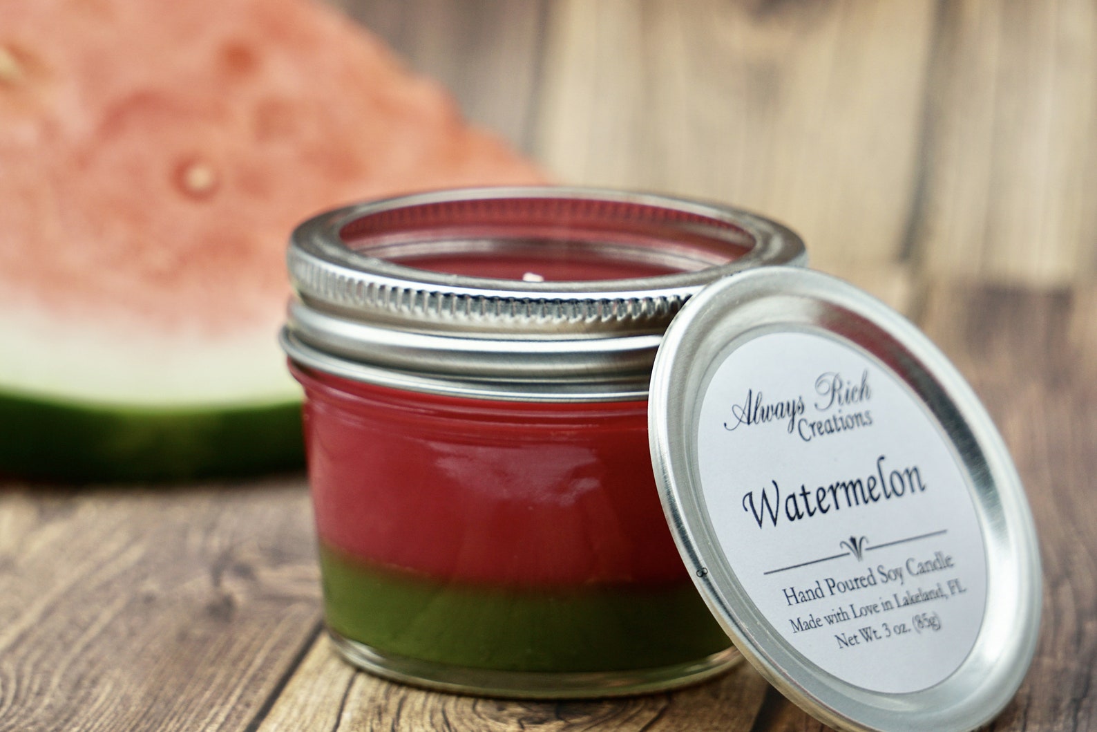 Watermelon Collection Summertime Candle Sweet Candle Etsy