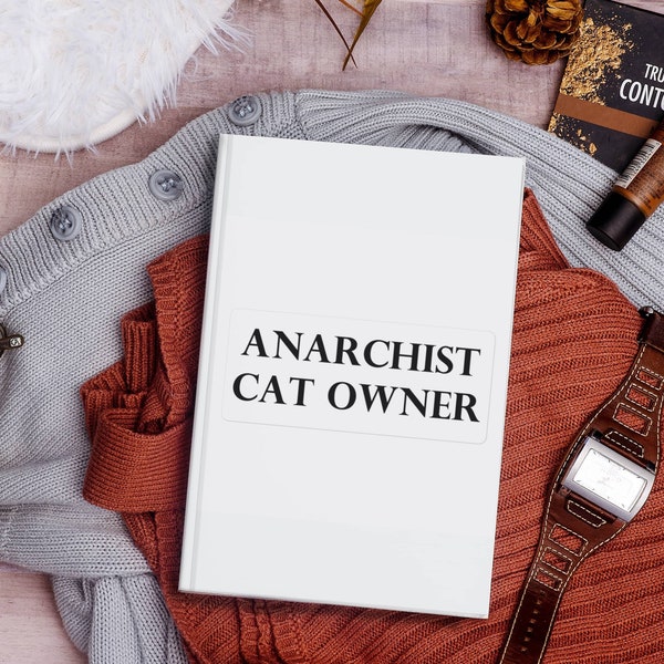 Anarchist Cat Owner Sticker Britta Community Sticker